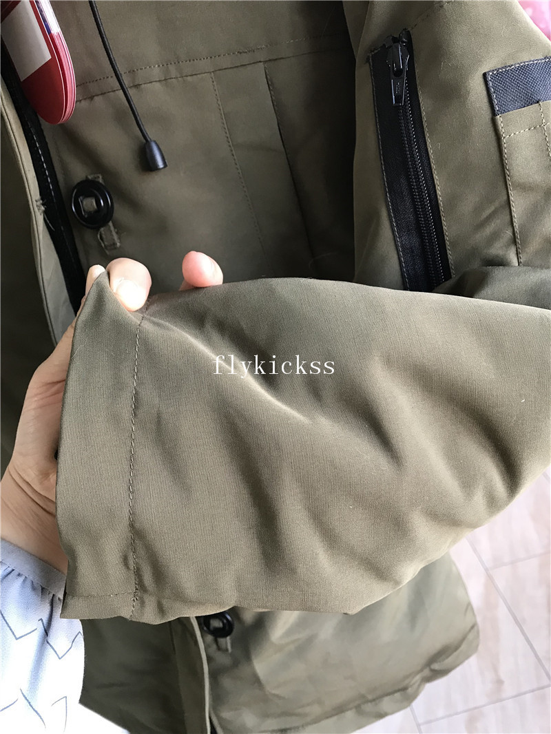 Nobis Canada Goose Dark Green Coat Girl